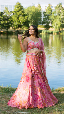 Bloom Lehenga