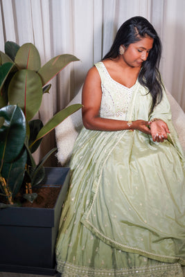 Pastel Green Lehenga