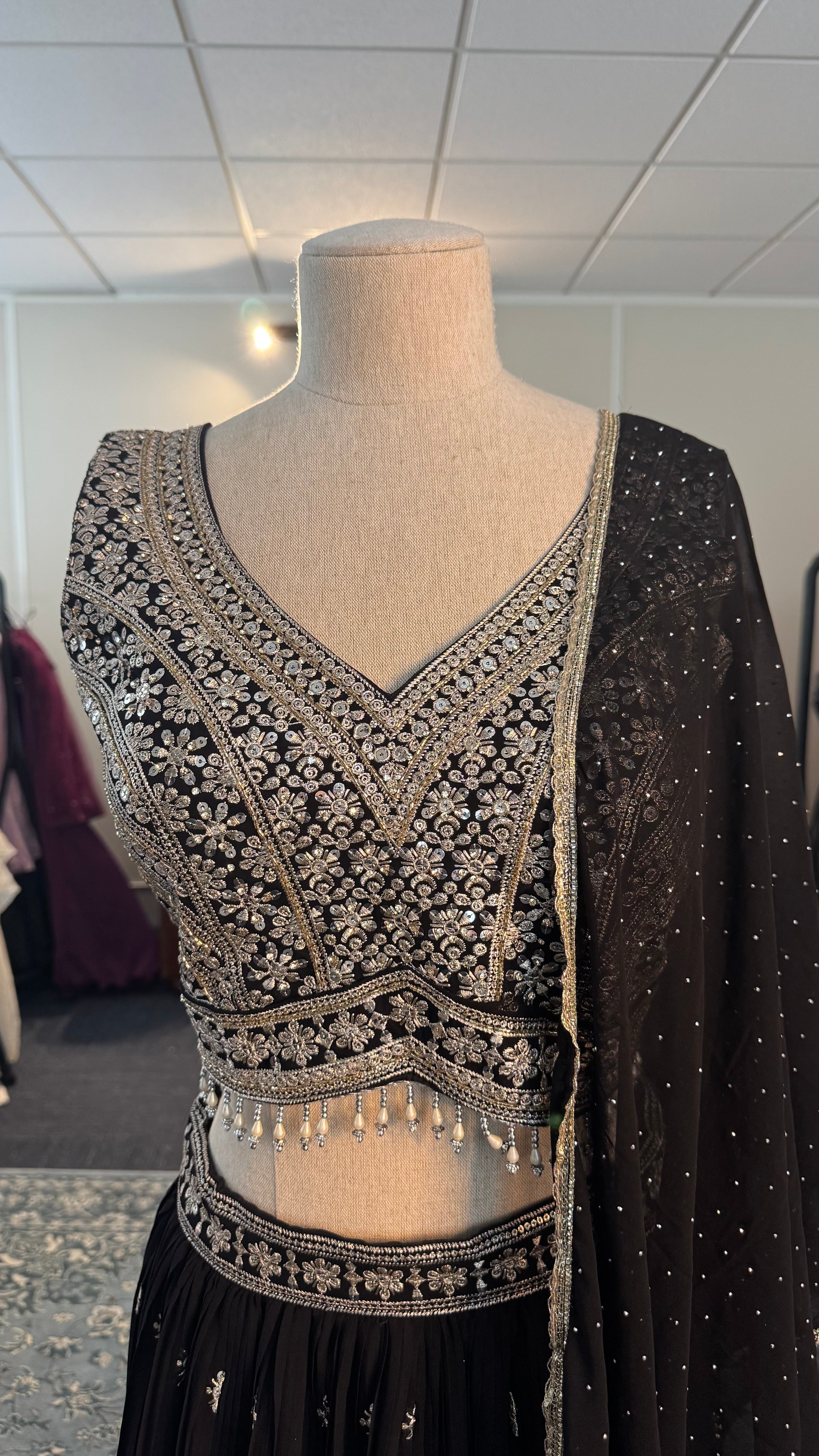 Black Lehenga