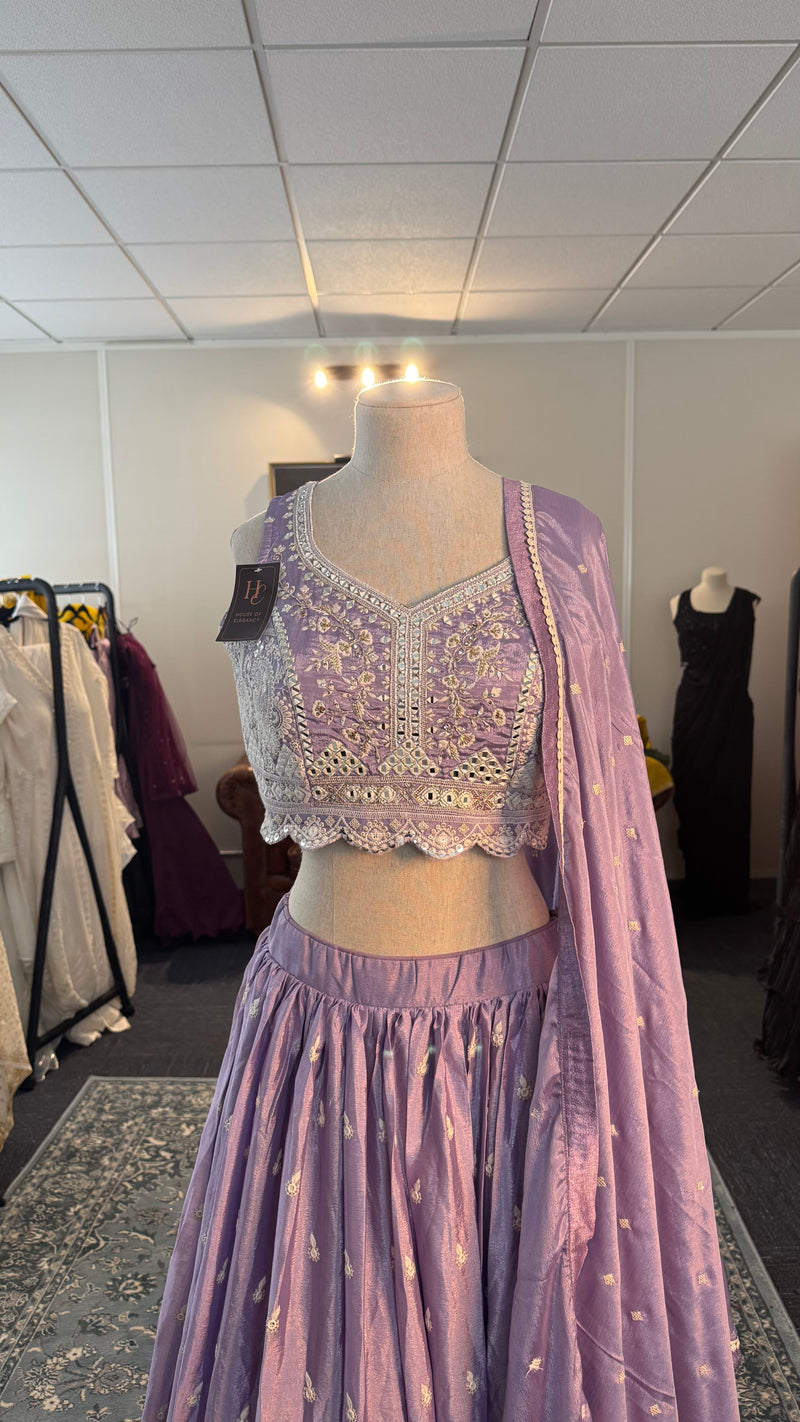Lavender Purple Lehenga