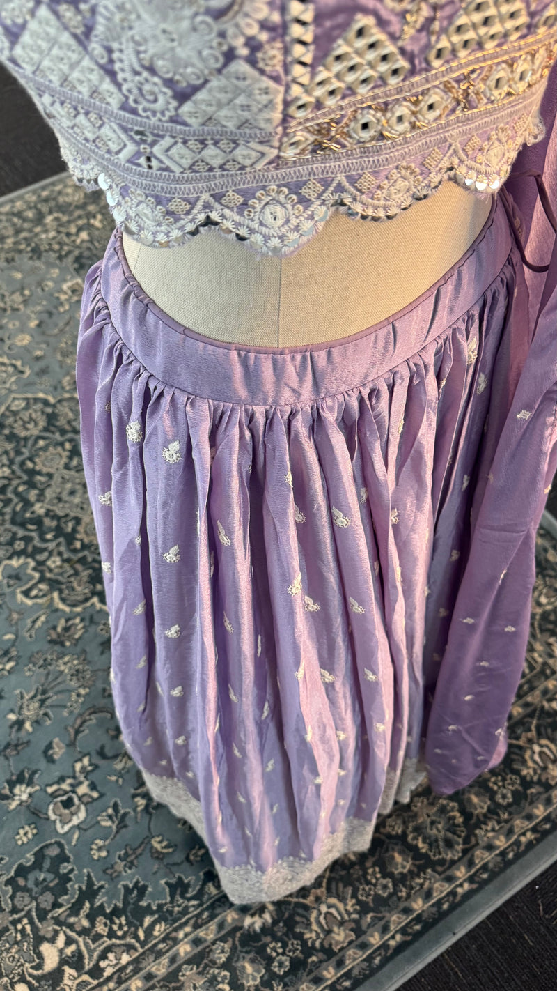 Lavender Purple Lehenga