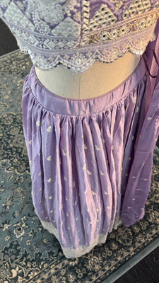 Lavender Purple Lehenga