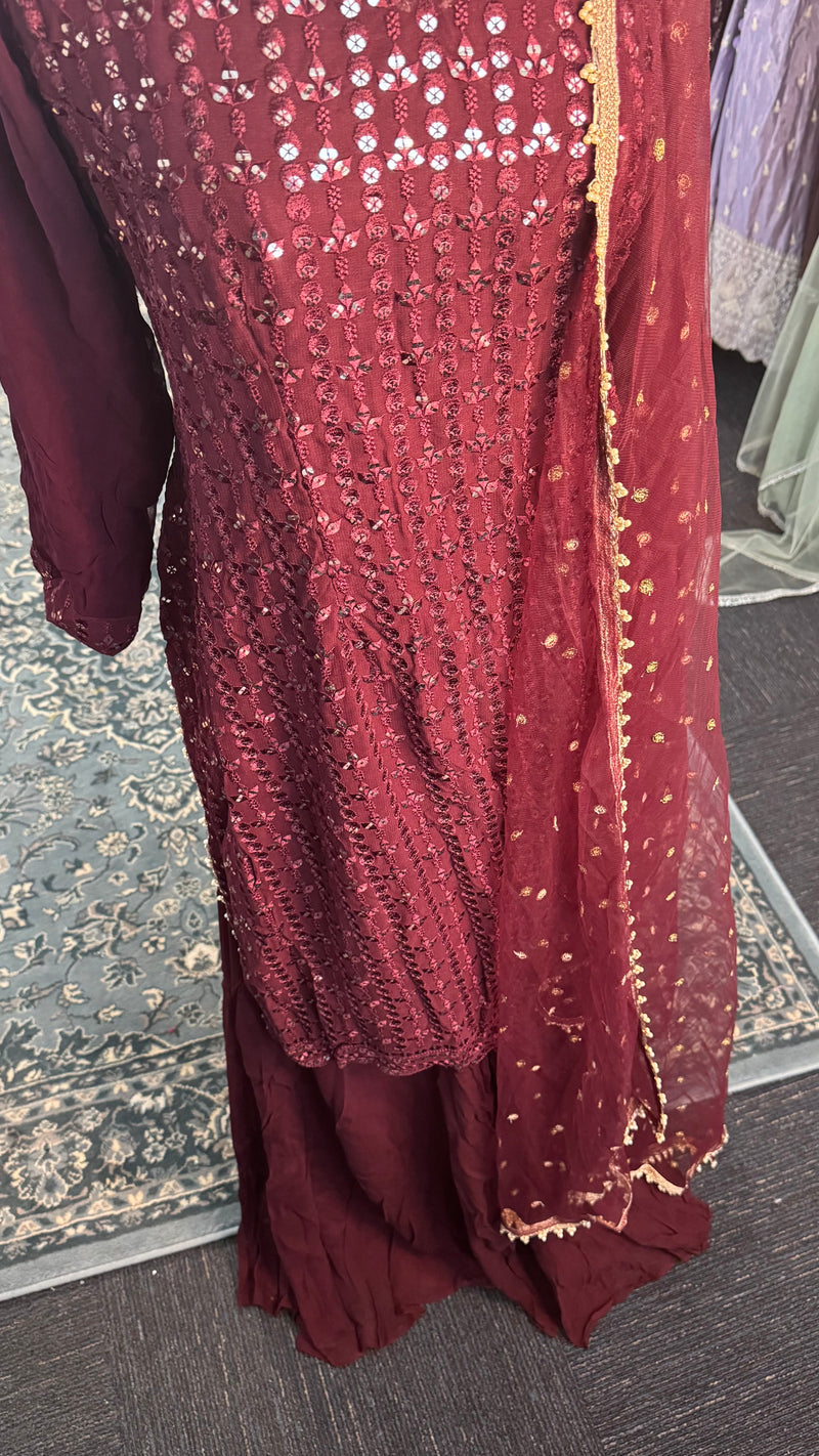 Burgundy Red Shahara