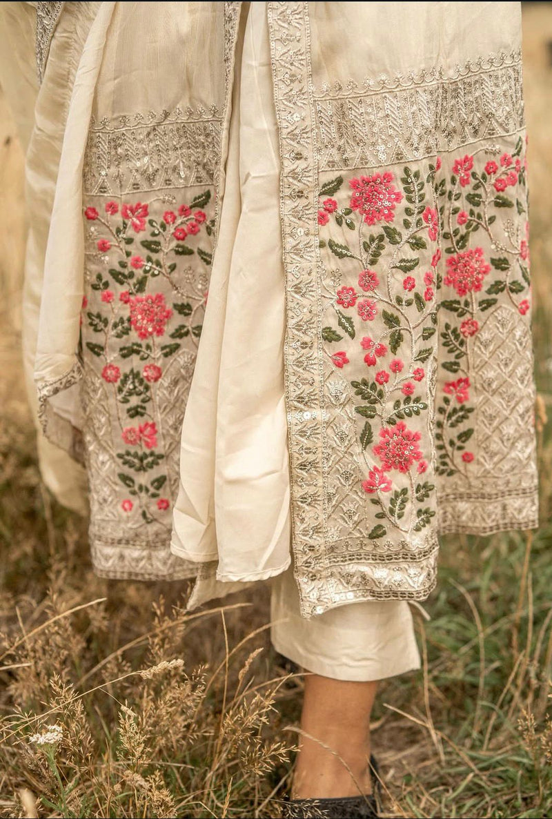 Long beige Sharara