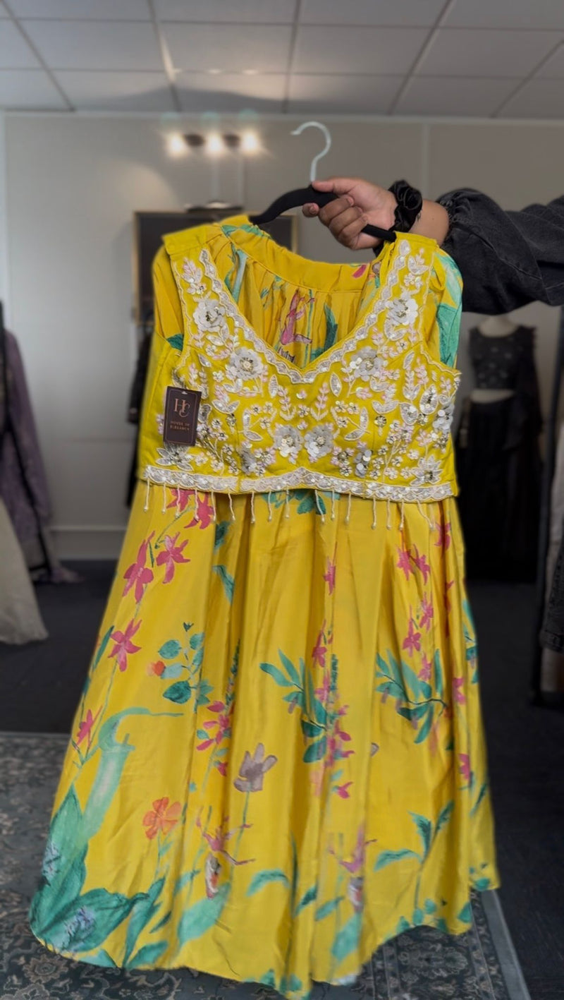 Sun-Yellow Lehenga