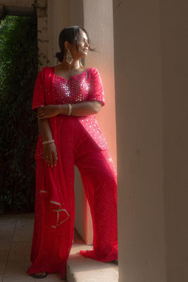 Pink Sharara