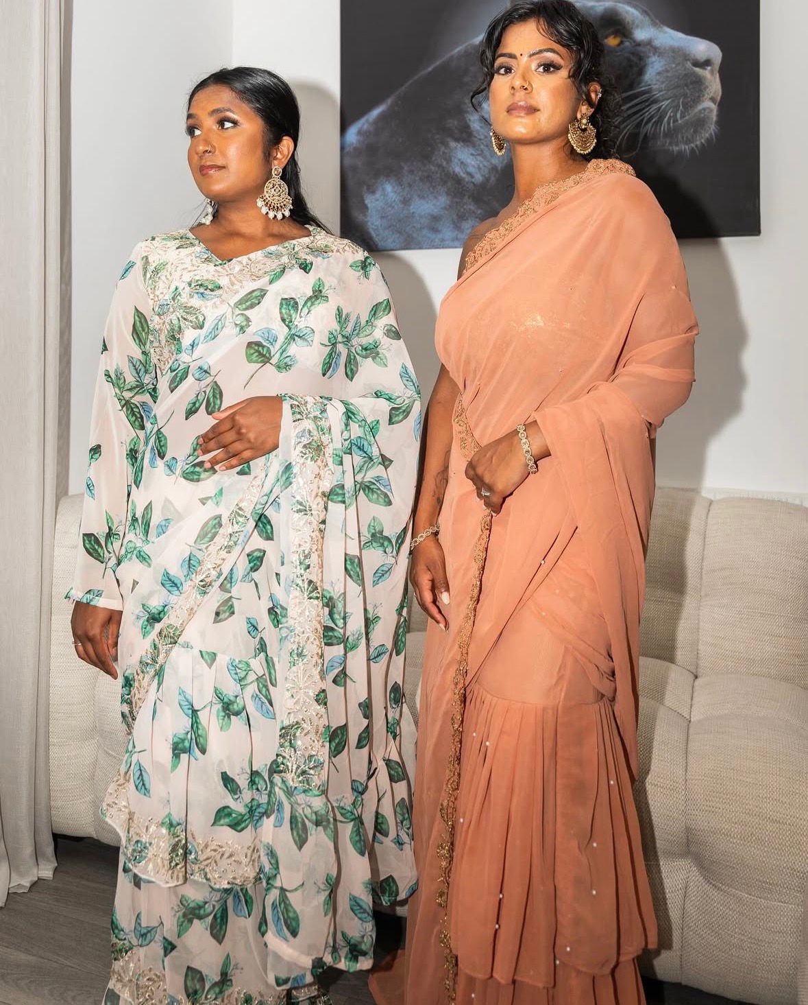 One minute saree