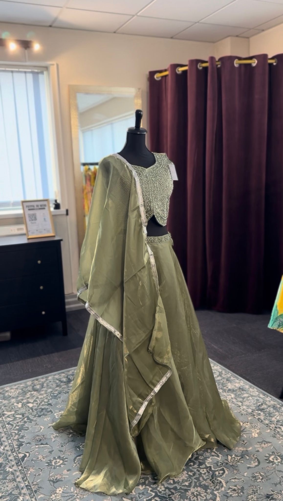 Green Lehenga