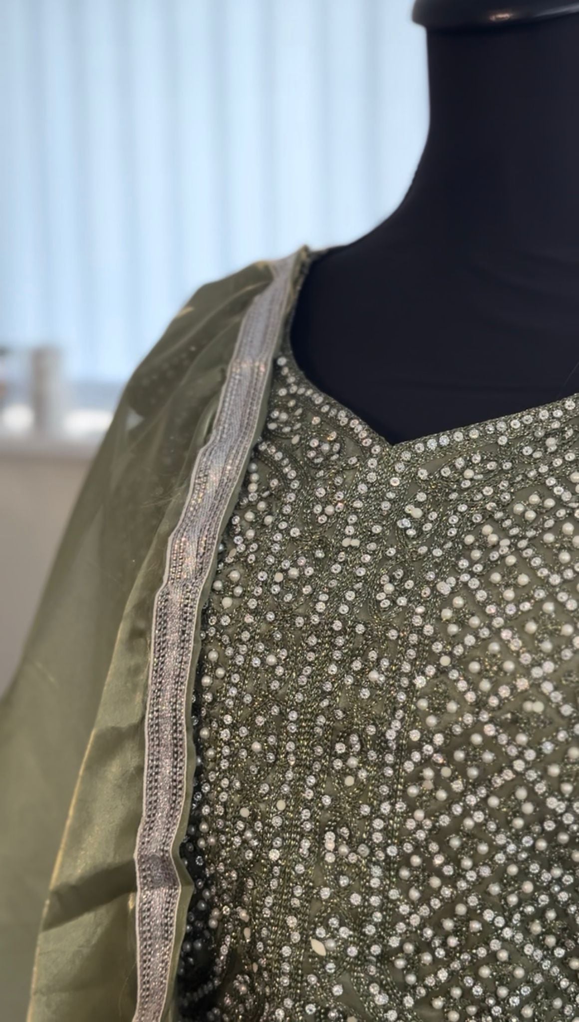 Green Lehenga