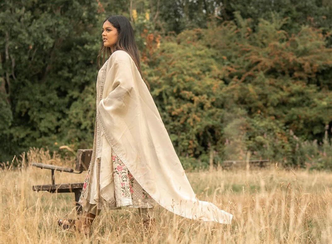 Long beige Sharara