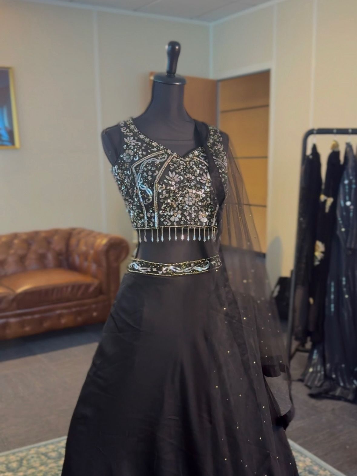Black Lehenga