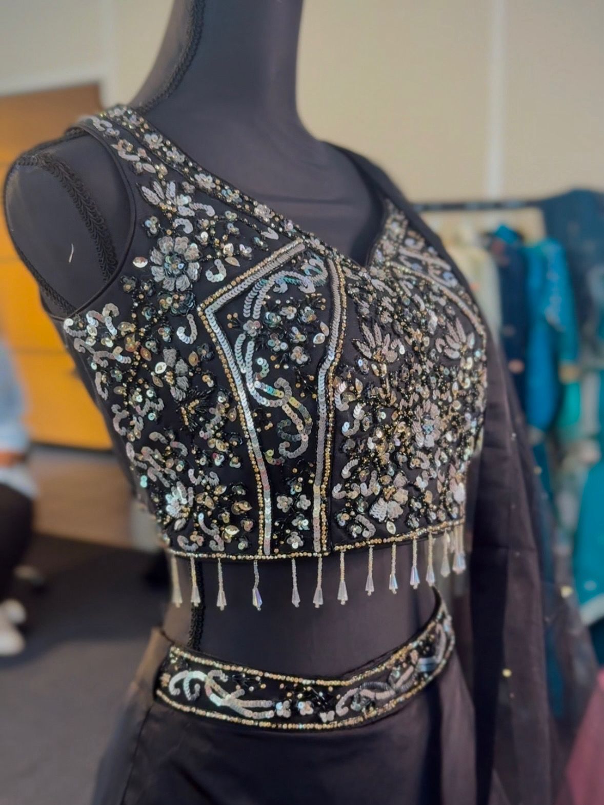Black Lehenga