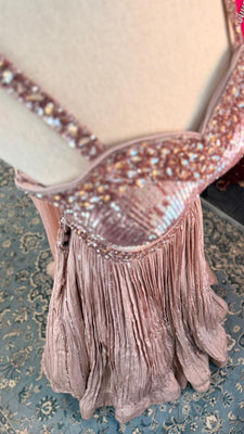 Blush Sparkle Lehenga