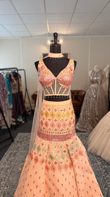 Festive Corset Lehenga