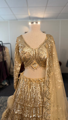 Royal Gold Lehenga
