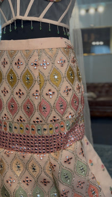 Festive Corset Lehenga