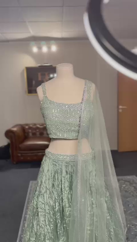Turquoise Lehenga