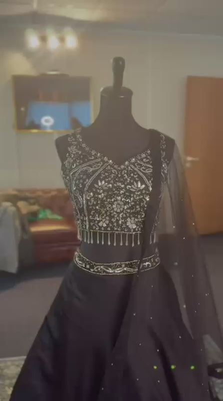 Black Lehenga